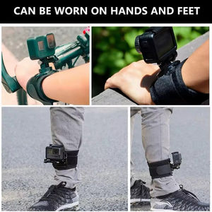 Nuevo Soporte de Muñeca Mejorado, Ancho, Grueso, Estable, con Rotación de 360 Grados, Cómodo para <span class=keywords><strong>GoPro</strong></span> <span class=keywords><strong>Hero</strong></span> 13/12/10/<span class=keywords><strong>9</strong></span>, DJI Action, Insta360 - Product Image 6