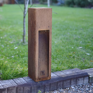 Adornos de Jardín, Iluminación Decorativa LED de 12v para Navidad, Diseño de Postes de Acero Corten Oxidado para Caminos de Jardín - Product Image 5