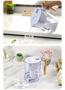 Pichet filtrant purificateur d'eau (ZL-PT24W) – Capacité totale 2,4 L – Élimine 99 % des impuretés de l'eau, y compris les impuretés des bouilloires et des carafes - Product Image 3