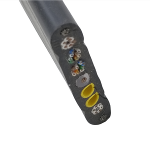 Câble plat isolé pour grue de chantier, câble électrique pour ascenseur, câble plat flexible en PVC ignifuge - Product Image 1