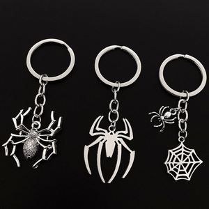 Spider Keychain Araneid Animal <b>Key</b> Ring Metal <b>Key</b> <b>Chains</b> Halloween Gifts for Women Men Handbag Accessories DIY Handmade Jewelry - Product Image 5