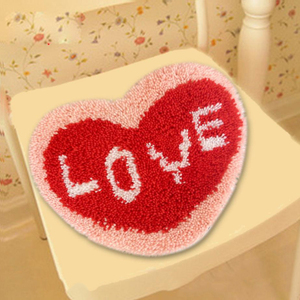 Conjunto de DIY trava gancho tapete Kits com padrão coração para <span class=keywords><strong>Cross</strong></span> <span class=keywords><strong>Stitch</strong></span> entusiastas-Costura & Tecelagem Brinquedos - Product Image 3