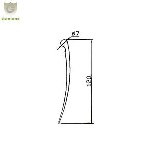 GL-15524 Zijgordijn Truckaanhangwagen 30 <span class=keywords><strong>M</strong></span> Rol Tautliner Pelmet Rubber Weerstrip Voor Carrosseriedelen Van Aanhangwagen - Product Image 3