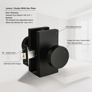 Hình chữ nhật hiện đại Rosette <span class=keywords><strong>Door</strong></span> Knob sang trọng nội thất xử lý Knob Ổ khóa cho home của hội trường tủ quần áo - Product Image 5