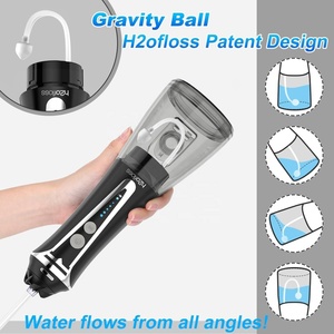 เครื่องทำความสะอาดฟันแบบพกพา H2ofloss Water Dental Cordless 5 โหมด  ชนิดพ่นน้ำ  IPX7 กันน้ำ สำหรับทำความสะอาดฟันที่บ้านและระหว่างเดินทาง - Product Image 5
