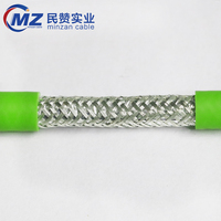 Cable de red LAN blindado UTP de cadena de arrastre de alta flexibilidad CAT6 STP con chaqueta de PVC Cable Ethernet de cobre de 4 núcleos aprobado por la fábrica