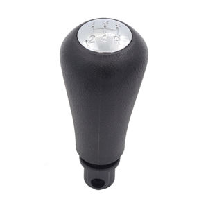 Pour Renault Clio MK3 2005-2009 MEGANE SCENIC Mk2 <span class=keywords><strong>Kangoo</strong></span>, pommeau de levier de vitesse, housse anti-poussière en cuir, pommeau de levier de vitesse 5 vitesses. - Product Image 1