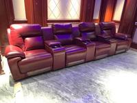 2026 Neuer Lieferant Bestseller Freizeit Verstellbarer Echtleder Elektrischer Privatkino-Liegesessel Heimkino-Sofa