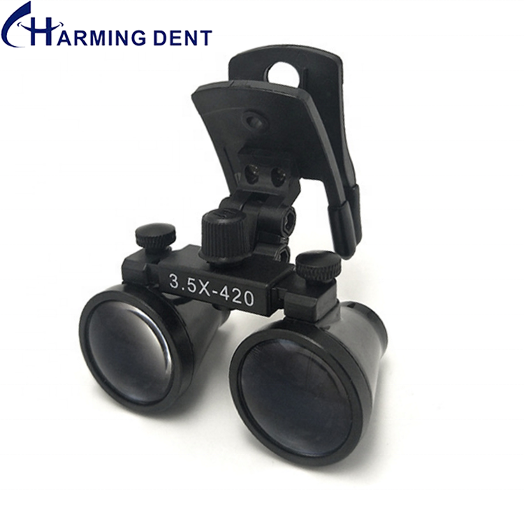 （ジャンク品）ヘッドバンドメガネ式ルーペ　拡大鏡LEDライト3.5倍　歯科外科用 歯科用3.5倍拡大鏡 ヘッドバンドタイプ双眼ルーペ + LED拡大鏡