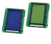 Écran LCD bleu/jaune vert 1602A/204A/12864B 5V avec rétroéclairage IIC/I2C
