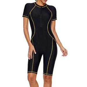 Maillot de bain une pièce sexy uni pour femmes grandes tailles, fabricant de maillots de bain personnalisés avec logo, fournisseur de maillots de bain et bikinis unis de qualité supérieure - Product Image 1