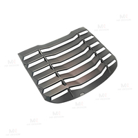 Pare-soleil pour vitre arrière en ABS noir mat pour Ford Mustang 2015-2024, couverture décorative pour vitre arrière, style automobile