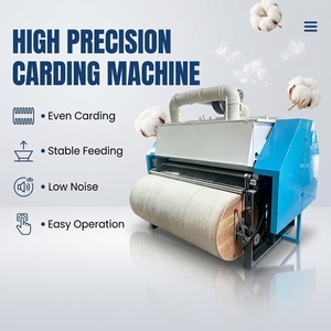 Machine <span class=keywords><strong>à</strong></span> carder les fibres <span class=keywords><strong>à</strong></span> haute efficacité, machine de recyclage des déchets de coton pour la ligne de production de rembourrage de matelas - Product Image 1