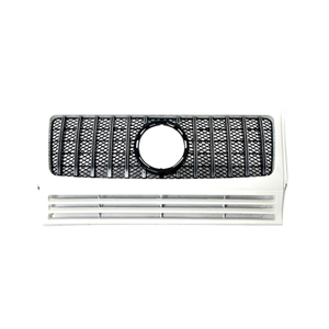 G65 AMG Style Black Car Front Grille Fit for Mercedes Benz W463/W464 G Class G500 G550 Model Year 2019 +. - Product Image 3