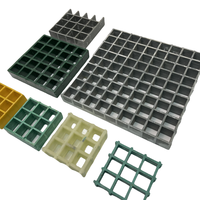 Grille de drainage en PRV pour fosse de vidange, fossé, tranchée, boîte de drainage, usage routier - Taille personnalisée, résistant à la corrosion, découpe disponible