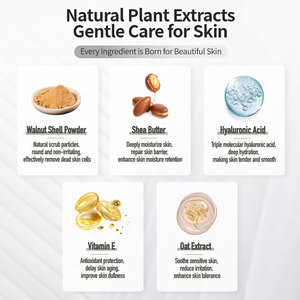 Exfoliante Corporal de Sal Natural con Esencia de Frutas y Azúcar, Fabricante, Fábrica, Marca Privada, Exfoliante de Colágeno, Limpiador Corporal - Product Image 5