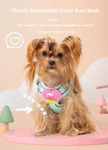 Lot mixte extensible Vertical Wrap cou laisse grande bouche poupée animal de compagnie poitrine dos tirer corde pour marcher chiens harnais pour animaux de compagnie - Product Image 6