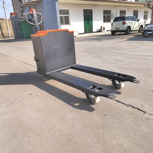 Chariot élévateur à palettes entièrement électrique sur mesure en usine, 1200*685 mm, grande roue, 5 tonnes, chariot élévateur à palettes électrique pour entrepôt - Product Image 4