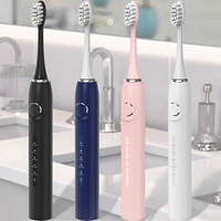 Brosse à dents électrique intelligente IPX7 rechargeable au prix d'usine pour les voyages à domicile Soins bucco-dentaires meilleure brosse à dents électrique intelligente pour adultes