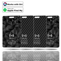 Traceur de bagages et de portefeuilles sans fil rechargeable MFI pour AirTag, compatible Google Android Card Find My Hub Device, type Air Tag