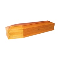 Ataúd Ecológico de Madera Maciza Estilo Europeo, Biodegradable y Personalizable para Adultos, con Color a Elección, para Entierro y Funerales