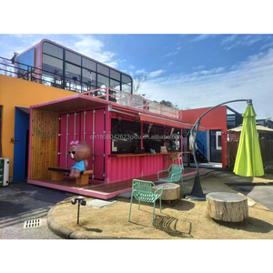 Contenedor Móvil Personalizado para Tienda, Barra Contemporánea, Cafetería Modular, Tienda de Conveniencia Portátil, Casa de Acero PINGUI 1 Año - Product Image 3