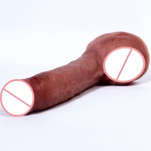 突き刺す7.28インチファッション女性の大人のおもちゃシリコン巨大でリアルな大きな吸盤ディルド女性のオナニーのための大人の製品 - Product Image 6