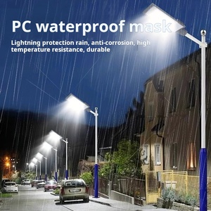 Expédition <span class=keywords><strong>moins</strong></span> chère Ip65 étanche autoroute route jardin 220V lampe publique électrique 30w 50w 100w 150w 200w réverbère LED extérieur - Product Image 3