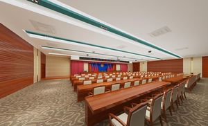 Bán hàng trực tiếp Chất lượng cao 3D mô hình Thiết kế bảng âm thanh cho văn phòng tòa nhà chung cư nhà sản xuất giải pháp đồ họa được cung cấp - Product Image 3