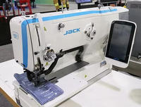 Machine à boutonnières électronique JACK JK-T1790G, machine à boutonnières informatisée avec écran tactile, machine à coudre industrielle