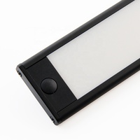 Lumière LED plate d'intérieur pour camping-car, très populaire, boîtier en aluminium noir, DC 12V, double couleur, à intensité variable, certifiée RoHS, pour caravane/remorque