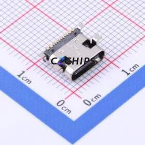 TYPE-611S-T3 USB Connector SMD Connector ( Connector Type: Type-C )( Gender: Female )( Mounting Type: Horizontal Mount ) - Product Image 1