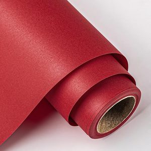 กระดาษห่อสีแดงสดแบบคราฟท์ - Product Image 1
