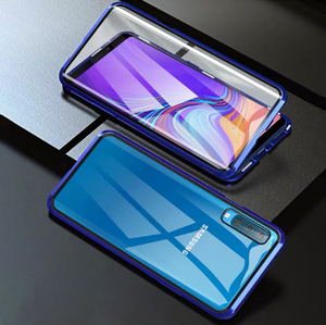 Ốp Gập Nam Châm Hai Mặt Kính 360, Ốp Bảo Vệ Chống Va Đập, Bằng Kim Loại, Cho Samsung <span class=keywords><strong>Galaxy</strong></span> A30S A20S A10S A50S A20 A30 A50 A70 - Product Image 6