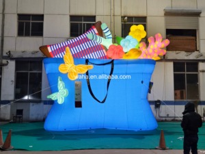 Props Publicitários Infláveis Personalizados em Forma de Bolsa, Displays de Marketing para Varejo, Cafés e Eventos Pop-Up - Product Image 5
