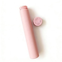 Tubes de rangement rigides en PET de 90 mm avec couvercle à verrouillage par pression, prix de gros