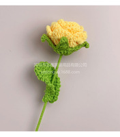 Gehaakt rozenboeket Geweven kunstboeket Vervaagt nooit Handgemaakte kleurrijke bloemen Valentijnsdag Cadeau voor de Dag van de Leraar
