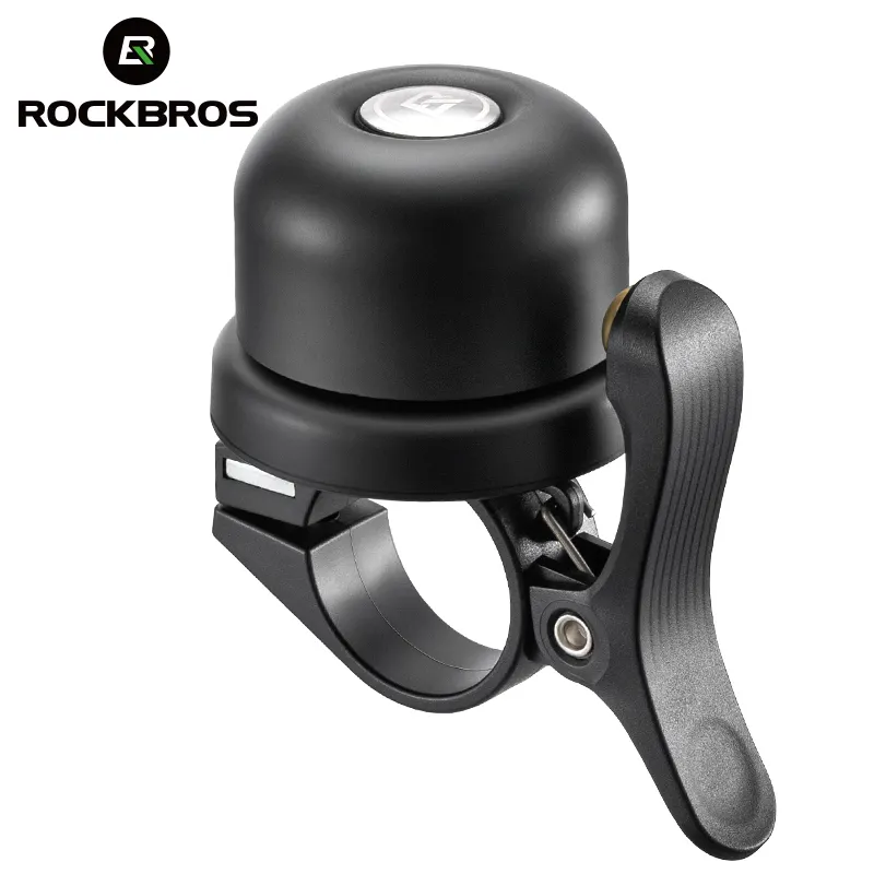 ROCKBROS Fahrrad klingel Retro Glocke Bronze Airtag Sicherheit Ultra Loud Mountainbike tragbare Sicherheit Fahrrad klingel