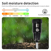 Testeur de pH et d'humidité portable pour sols domestiques – Testeur d'humidité du sol et de pH pour jardin, ferme et pelouse