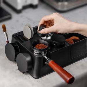 Soporte para Tamper de Café Tree Fish, Negro, ABS, Multifuncional, Accesorio para Máquina de Espresso - Product Image 3