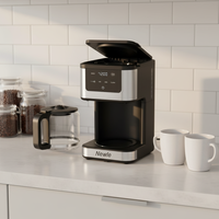 Machine à café électrique Newle avec cafetière pour Americano, écran tactile programmable, maintien au chaud 24 heures