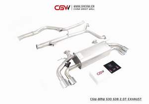 Escape Catback Recto con Válvula y Punta <span class=keywords><strong>de</strong></span> Escape Recortada CGW, Diseño Más Reciente, con Calidad Confiable para <span class=keywords><strong>BMW</strong></span> G30 G38 2.0T - Product Image 2
