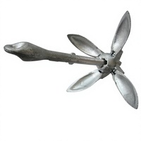 Ancre en fer galvanisé à chaud, ancre robuste, ancre pliante HDG, ancre parapluie, utilisation pour l'amarrage des bateaux de pêche