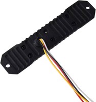 Luz Estroboscópica de Advertencia de 6 LED para Vehículos, Mini Luz LED para Parrilla Delantera, Luces Intermitentes Sincronizadas, Baliza de Emergencia, Advertencia de Peligro