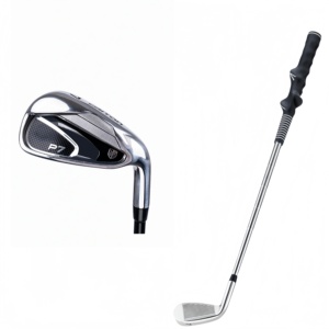 Fers de <span class=keywords><strong>golf</strong></span> de marque personnalisée Clubs de <span class=keywords><strong>golf</strong></span> hybrides en acier inoxydable Ensemble de 7 clubs de <span class=keywords><strong>golf</strong></span> portables en fer - Product Image 1