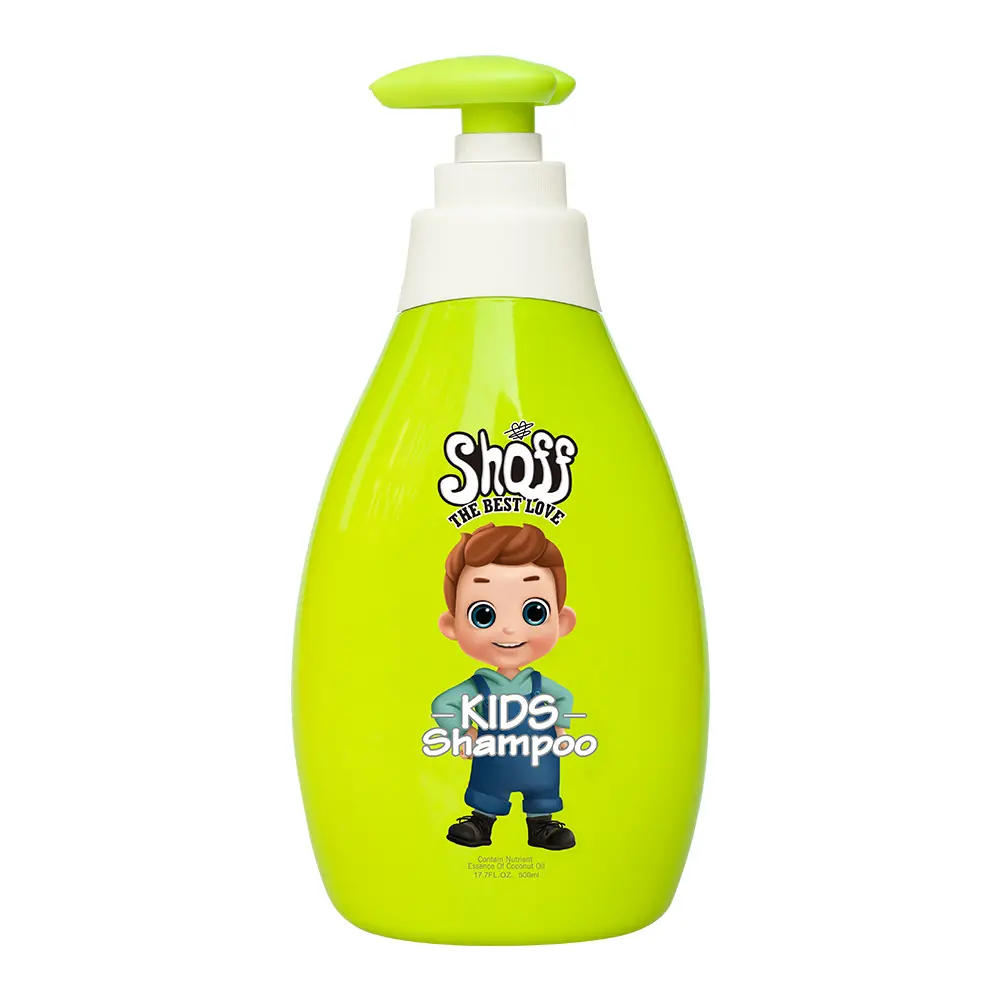 Shampoo orgânico para bebês 500ml, shampoo anti-lágrima para bebês