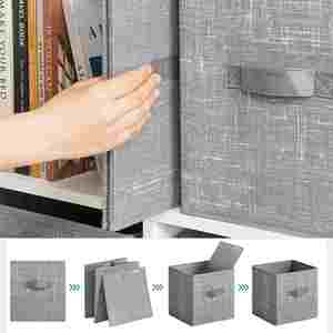 Custom Cheap Laundry Storage Basket <b>Hamper</b> <b>Boxes</b> Solid Color Laundry Basket Organizer Bags with Handles <b>for</b> Closet - Product Image 6