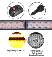 Barra de luz estroboscópica DE EMERGENCIA intermitente de 20W, 22 pulgadas, triple Color, LED automático, 12V, 24V, CC, asesor de tráfico para camión todoterreno