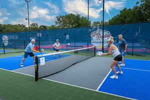 Marqueur de <span class=keywords><strong>ligne</strong></span> de terrains de badminton et de pickleball portables carreaux de verrouillage planchers de sol pour événements - Product Image 2