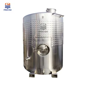 Facorty Wholesales 10,000l 20,000l Stainless Steel Storage Insulation Fermentation Tank